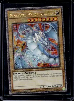 2025 Yu-Gi-Oh! Quarter Century Blue-Eyes White Dragon Secret Rare #RA04-EN002 - Image 1