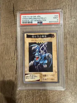 PSA 9 Mint Winged Dragon Guardian of the Fortress 1 Bandai 1st Gen 1998 Japanese - Image 1