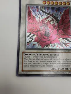 Yugioh Black Rose Dragon Unlimited Edition Ultimate Rare CSOC-EN039 VLP/NM - Image 4