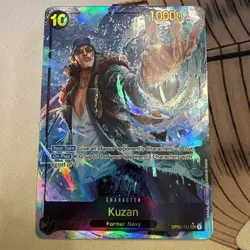 Kuzan OP02-121 Alt Art SEC - One Piece TCG English Card PRB-01 Near Mint - Image 1