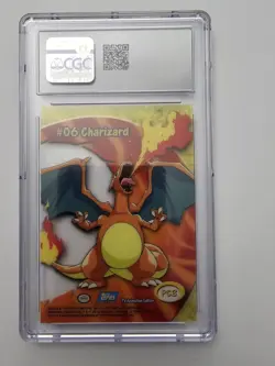 2000 Topps Pokemon Charizard TV Animation Clear Cards CGC 10 GEM Mint - Image 2