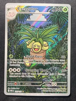 Pokemon TCG Exeggutor 135/132 Mega Evolution English Illustration Card - Image 1