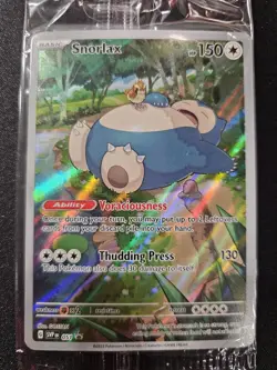 Pokemon Snorlax 051 Scarlet & Violet Promo Holo Card 150 HP English TCG - Image 1