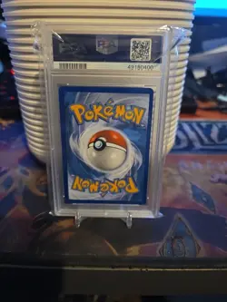 2016 PSA 9 MINT Pokemon TCG Card Volcanion EX 107/114 XY Steam Siege Holo - Image 2