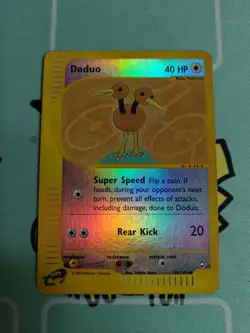 Pokemon Card Doduo 73/147 Aquapolis Set Reverse Holo WOTC Played - Image 1