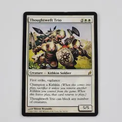 MTG Thoughtweft Trio 44 R Lorwyn Magic the Gathering Card LP Lorwyn Kithkin Rare - Image 1