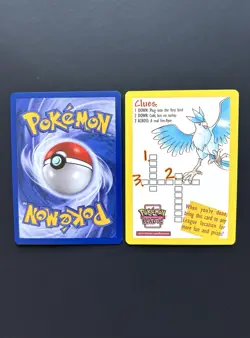 Zapdos #23 Black Star Promo + Ad Card (PACK FRESH) - Image 2