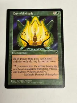 MTG City of Solitude Visions Regular LP Card Magic The Gathering - Image 1
