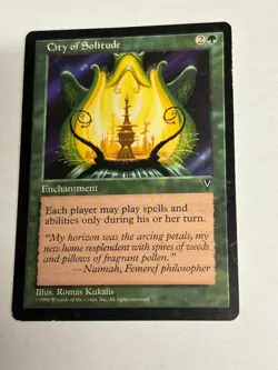 MTG City of Solitude Visions Regular LP Card Magic The Gathering - Image 2