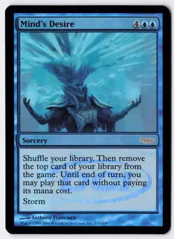 Mind's Desire - Foil - MTG Judge Promo - RareCo - Image 1