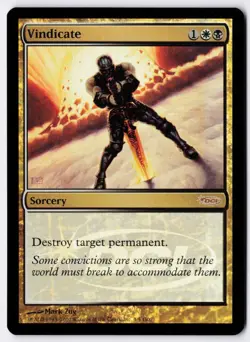 Vindicate - Foil - MTG Judge Promo - RareCo - Image 1