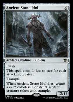 x1 Ancient Stone Idol R MTG Commander: Murders at Karlov Manor M/NM, English - Image 1