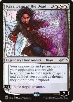 Kaya, Bane of the Dead (Stained Glass) [Secret Lair Drop Promos] Magic MTG - Image 1