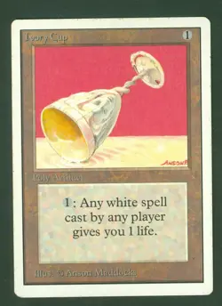 IVORY CUP UNLIMITED uncommon Magic the Gathering - Image 1