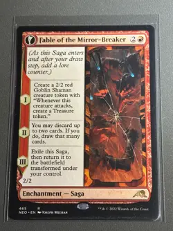 MTG - Fable of the Mirror Breaker - Extended Art - Kamigawa Neon Dynasty #465 - Image 1