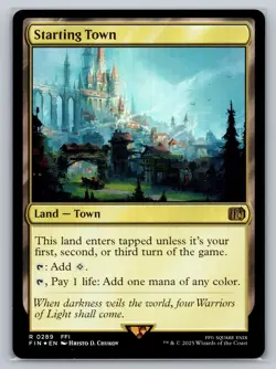 Starting Town Final Fantasy Foil - Image 1