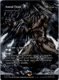 Magic | FCA | Astral Titan Primeval Titan Showcase | 48 | NM - Image 1