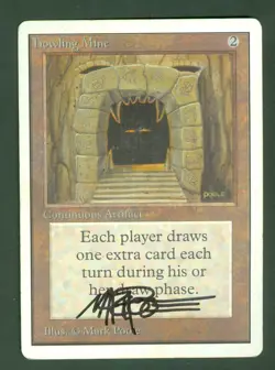 HOWLING MINE UNLIMITED rare Magic the Gathering Signed - Image 1