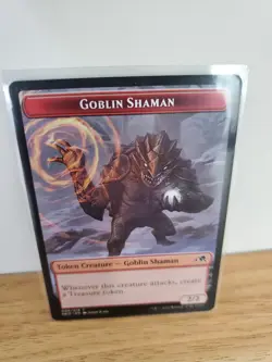 MTG ~ Goblin Shaman Token (Fable of the Mirror-Breaker) ~ nMint ~ Ships NO - Image 1
