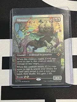 [NM] Magic The Gathering Lorwyn Eclipsed Vibrance (Borderless) Foil [M0295] - Image 1