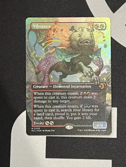 [NM] Magic The Gathering Lorwyn Eclipsed Vibrance (Borderless) Foil [M0295] - Image 2