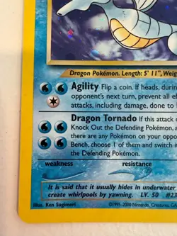 Kingdra 8/111 Pokemon Neo Genesis Holo Rare Card - MP Rare Vintage - Image 4
