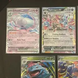 Pokemon 5 Card Lot - EX, Mega, V Ultra Rares NM - Image 2