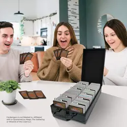 CARDKINGPRO NO LOGO | PRO | 2000 Sports Pokemon TCG Game Card Storage Case Black - Image 2