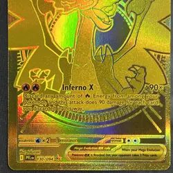 Mega Charizard X ex 130/094 Mega Hyper ME02 Phantasmal Flames English Pokemon - Image 3