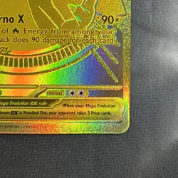 Mega Charizard X ex 130/094 Mega Hyper ME02 Phantasmal Flames English Pokemon - Image 5