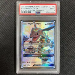 Rayquaza GX 177a/168 PSA 9 Shiny Alternate Art Promos PR English Pokemon TCG CCG - Image 1