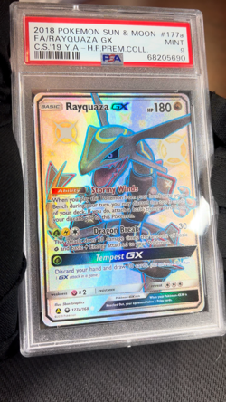 Rayquaza GX 177a/168 PSA 9 Shiny Alternate Art Promos PR English Pokemon TCG CCG - Image 2