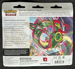 POKEMON SWORD SHIELD EVOLVING SKIES 3-PACK Blister BOOSTER EISCUE PROMO - Image 2