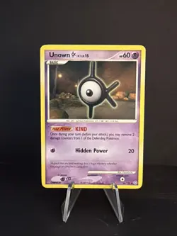 Pokemon TCG Unown (K) Diamond & Pearl Secret Wonders Set 68/132 Uncommon - Image 1