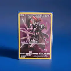 Pokemon TCG Armored Mewtwo Holo Black Star Promo SM228 - Image 1