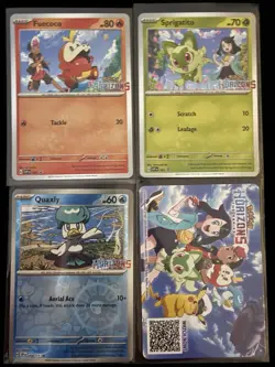 Sprigatito, Fuecoco, Quaxly, Pokemon Horizons Promo (Combo) - Image 1