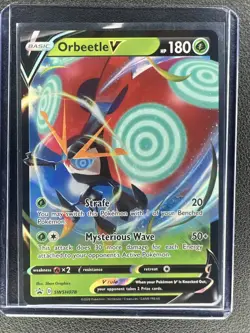 POKEMON TCG - ORBEETLE V SWSH078 BLACK STAR PROMO ULTRA RARE - Image 1