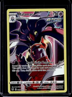 2022 Pokemon SWSH Silver Tempest Malamar Trainer Gallery Holo #TG06/TG30 - Image 1