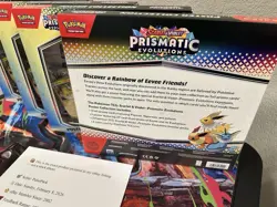 Lot of 4 Pokemon Prismatic Evolutions Poster Collections, New, Factory Sealed - Image 4