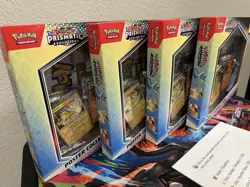 Lot of 4 Pokemon Prismatic Evolutions Poster Collections, New, Factory Sealed - Image 5