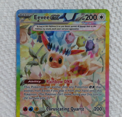 Eevee EX 167/131 Sir SV Prismatic Evolutions Pokemon 2025 Fresh Pull MINT - Image 3