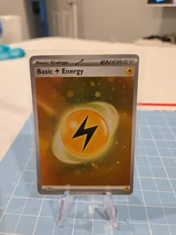 Lightning Energy SVE EN 004 Holo Pokemon TCG Cosmic holo - Image 1