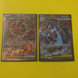 Mega Charizard X Ex & Oricorio Ex Phantasmal Flames Promo Pokemon Cards 23 & 24 - Image 1