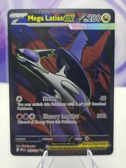 Mega Latias ex 163/132 Me01: Mega Evolution Holo Pokemon TCG NM - Image 1