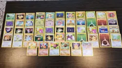 Pokemon Lot 50 Cards Base Set Fossil Jungle Base 2 Team Rocket WOTC Vintage TCG - Image 1