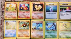 Pokemon Lot 50 Cards Base Set Fossil Jungle Base 2 Team Rocket WOTC Vintage TCG - Image 3