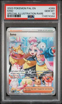 Iono Special Illustration Rare 269/193 Paldea Evolved Pokemon PSA 10 Gem Mint - Image 1