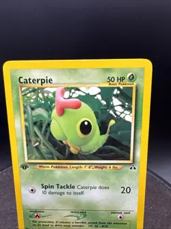 Pokemon TCG - Caterpie - 53/75 - 1ST EDITION - Neo Discovery (2001) - Image 3