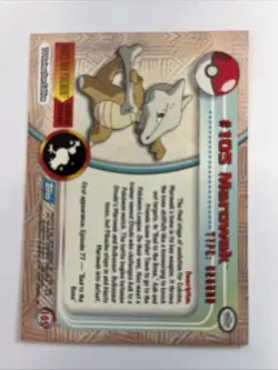 Topps Pokemon Series 3 Blue Label: Marowak #105 Non Holo - Image 2