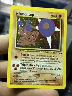 Hitmontop 3/75 Neo Hitmonchan 7/102 Base Set Vintage Pokemon Card Lot WOTC - Image 3